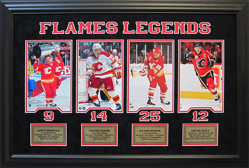Calgary Flames Legends Framed Collage