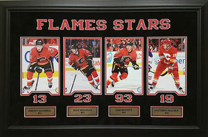 Calgary Flames current stars custom framed collage