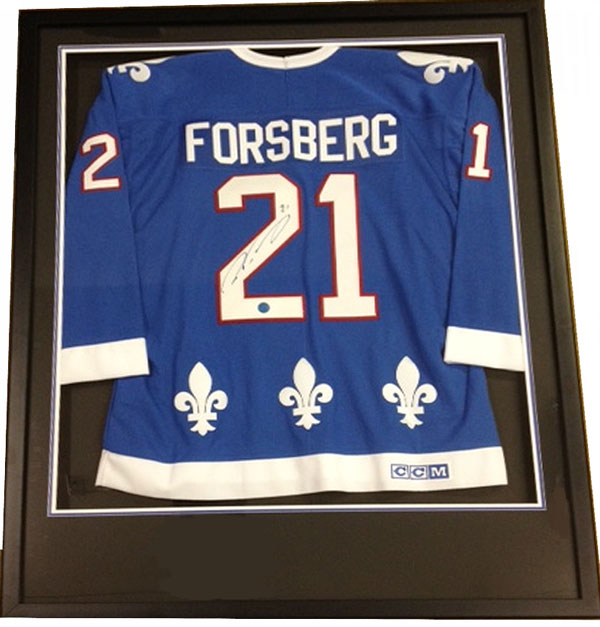 Sports hockey jersey box frame