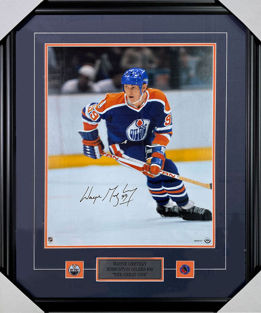 Wayne Gretzky Framed signed Edmonton Oilers - 16 x 20 Photo