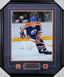 Wayne Gretzky Framed signed Edmonton Oilers - 16 x 20 Photo