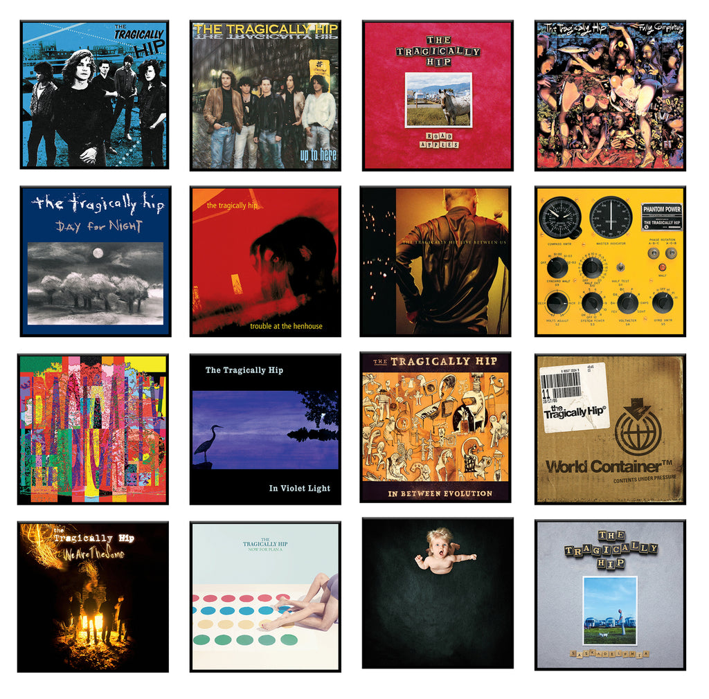 The Tragically Hip Album Cover Plaques