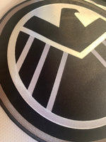 White XJ6 league jersey with applique logo and number