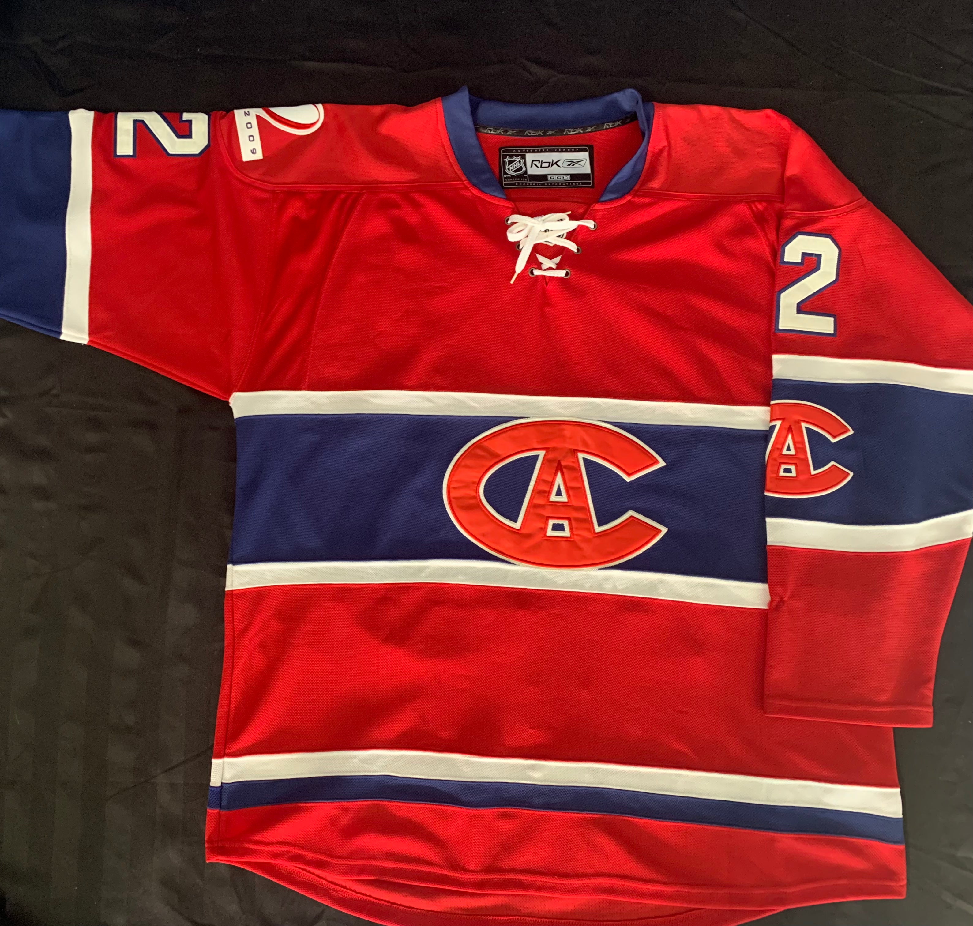 Montreal Canadiens Centennial Reebok Jersey ADULT XL