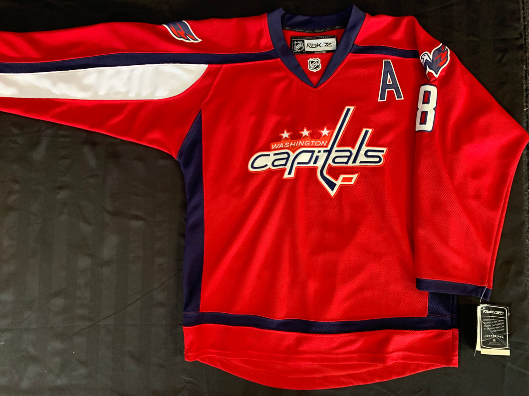 Alex Ovechkin Reebok Jersey ADULT SMALL Hi Impact Sports