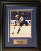 CALE MAKAR 8 x 10 FRAMED photo - COLORADO AVALANCHE