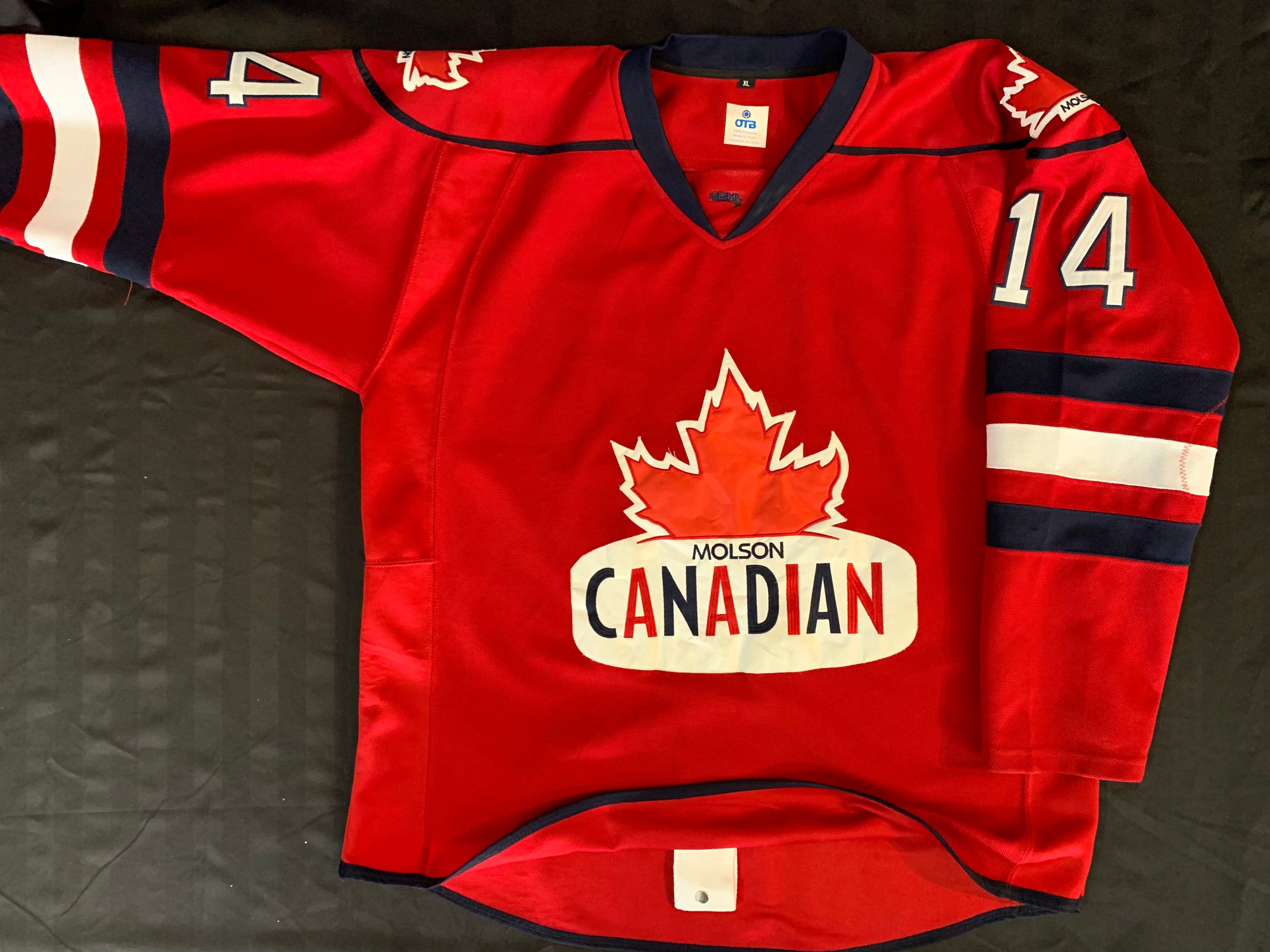 Molson hockey jersey sales