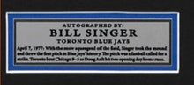 Load image into Gallery viewer, Bill Singer Signed Toronto Blue Jays Franchise 1st Game Pitch