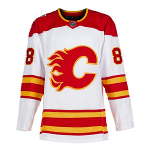 Andrew Mangiapane Autographed Flames 2019 Heritage Classic Adidas Jersey