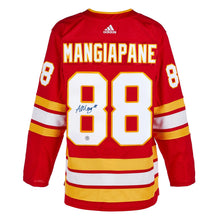 Load image into Gallery viewer, Andrew Mangiapane Autographed Calgary Flames Adidas Jersey
