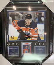 Load image into Gallery viewer, Connor McDavid - custom framed photo with card and bio