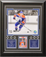 Load image into Gallery viewer, Connor McDavid - custom framed photo with card and bio