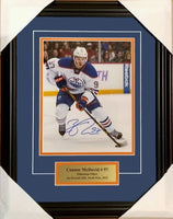 Connor McDavid Autographed framed photo