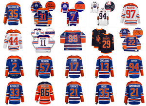 Edmonton Oilers autographed jerseys