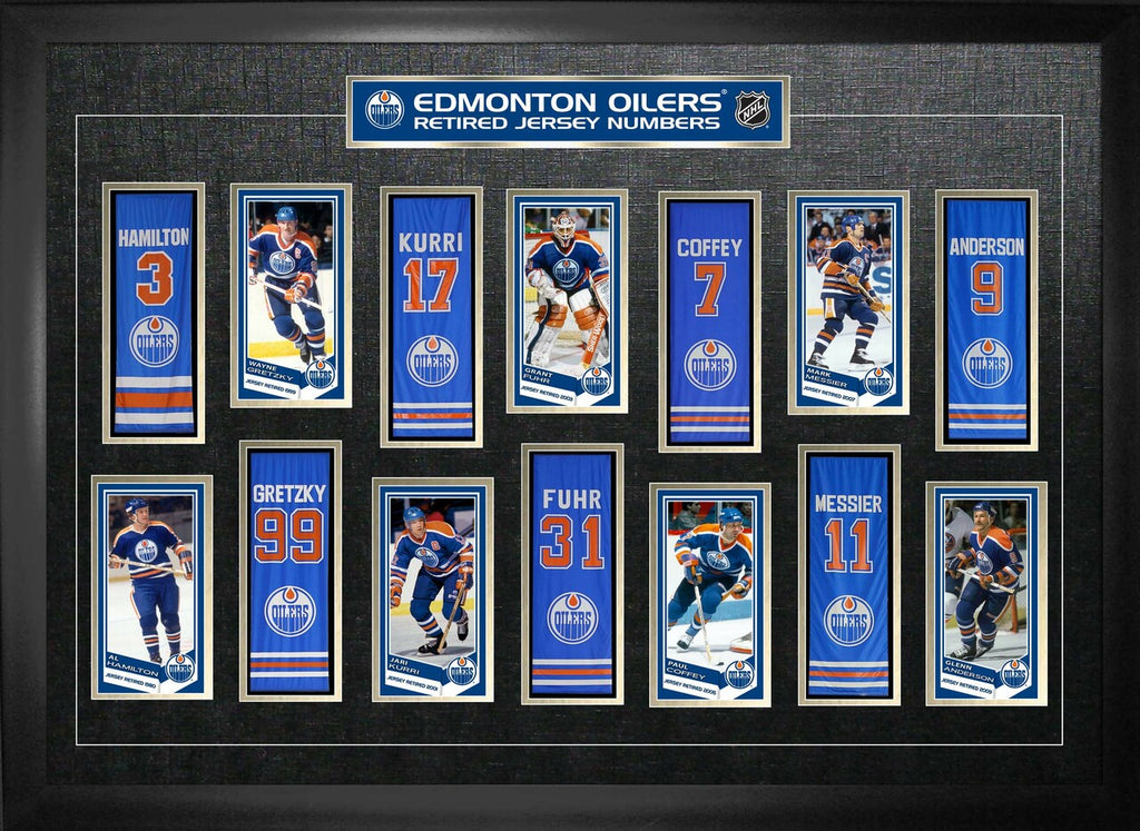 Edmonton Oilers Deluxe Framed Banner Collage