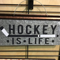 Man Cave Hockey Signs