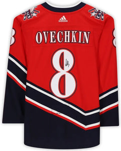 Alexander Ovechkin Washington Capitals Signed reverse retro Adidas jersey