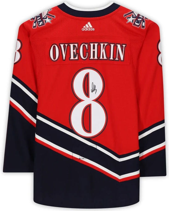 Alexander Ovechkin Signed Red Washington Capitals Jersey at