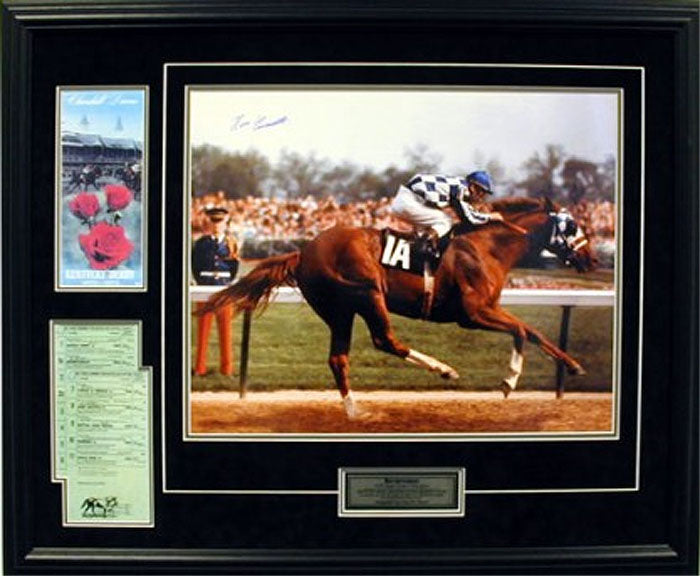 Custom Framed Secretariat at Kentucky Derby