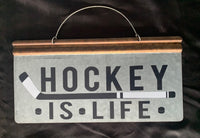 Man Cave Hockey Signs