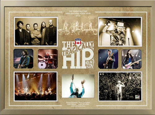 The Tragically Hip - Framed Multi photo collage