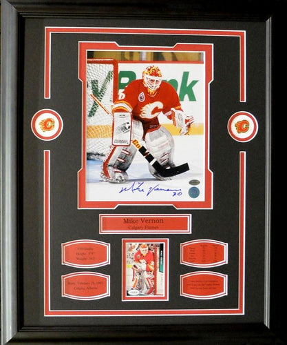MIKE VERNON AUTOGRAPHED photo - Custom framed